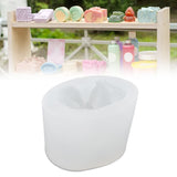 3D Angel Resin Mold Easy to Demold Reusable Food Grade Silicone Baby Angel Candle Mold for DIY Home Decoration CakeFace with One Hand - Extra Image