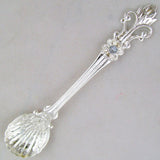 4Pcs Coffee Spoons Set Vintage Aluminum Alloy Dessert Spoons with Orris Pattern for Home Kitchen Use