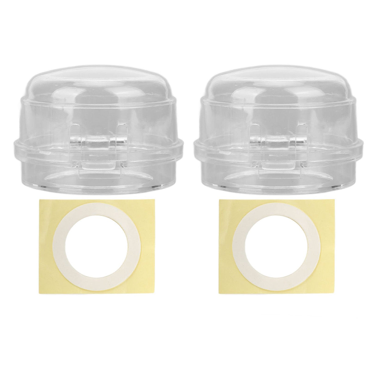 2pcs Gas Stove Knob Covers Child Proof Gas Stove Knob Covers Protector for Home KitchenTransparent