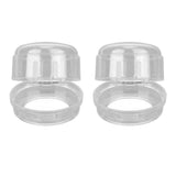 2pcs Gas Stove Knob Covers Child Proof Gas Stove Knob Covers Protector for Home KitchenTransparent