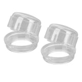 2pcs Gas Stove Knob Covers Child Proof Gas Stove Knob Covers Protector for Home KitchenTransparent - Close-Up Angle