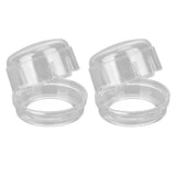 2pcs Gas Stove Knob Covers Child Proof Gas Stove Knob Covers Protector for Home KitchenTransparent