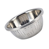 Vegetable Washing Basket Rustproof Multifunction Stainless Steel Colander for Kitchen Household Silver22cm - Extra Image