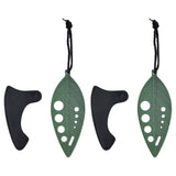 Herb Stripper Multifunctional 9 Holes Stainless Steel Vegetable Leaf Remover with Protective Holder