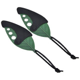 Herb Stripper Multifunctional 9 Holes Stainless Steel Vegetable Leaf Remover with Protective Holder - 45-Degree Angle
