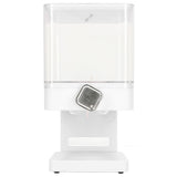 Cereal Dispenser 17.5oz Capacity Single Grid Grain Dispenser Transparent Plastic Food Dispenser for All Kinds Dry Food