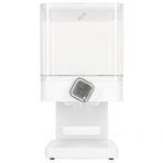 Cereal Dispenser 17.5oz Capacity Single Grid Grain Dispenser Transparent Plastic Food Dispenser for All Kinds Dry Food