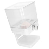 Cereal Dispenser 17.5oz Capacity Single Grid Grain Dispenser Transparent Plastic Food Dispenser for All Kinds Dry Food - Extra Image