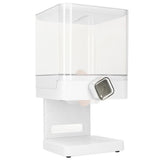 Cereal Dispenser 17.5oz Capacity Single Grid Grain Dispenser Transparent Plastic Food Dispenser for All Kinds Dry Food