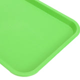 Fast Food Tray PP Rectangular Thick Slip Resistant Multi Purpose Food Service Tray for Restaurant CanteenGreen