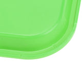 Fast Food Tray PP Rectangular Thick Slip Resistant Multi Purpose Food Service Tray for Restaurant CanteenGreen