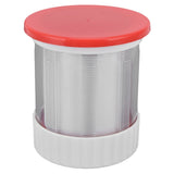 Cheese Grater Home Kitchen Portable Plastic Stainless Steel Fruits Vegetables Butter Shredder - Close-Up Angle