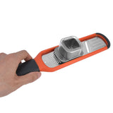 Multifunctional Grater Stainless Steel Blade Food Zester Handheld Vegetable Seasoning Shredder - Side View