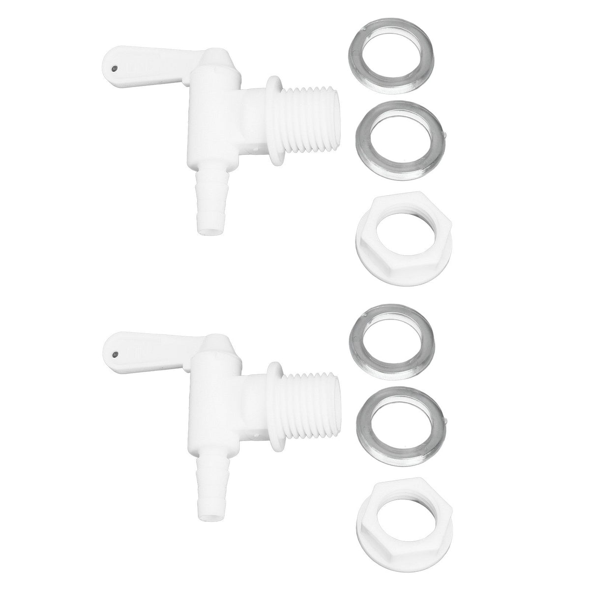 2 Set Bottling Spigot Detachable Beer Brew Barbed Outlet Faucet Tap for Home Wine Brewing