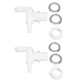 2 Set Bottling Spigot Detachable Beer Brew Barbed Outlet Faucet Tap for Home Wine Brewing