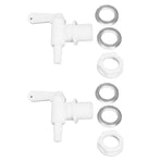 2 Set Bottling Spigot Detachable Beer Brew Barbed Outlet Faucet Tap for Home Wine Brewing