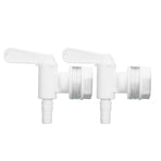 2 Set Bottling Spigot Detachable Beer Brew Barbed Outlet Faucet Tap for Home Wine Brewing