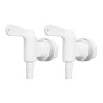2 Set Bottling Spigot Detachable Beer Brew Barbed Outlet Faucet Tap for Home Wine Brewing