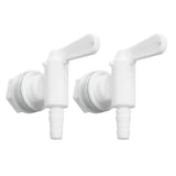 2 Set Bottling Spigot Detachable Beer Brew Barbed Outlet Faucet Tap for Home Wine Brewing - 45-Degree Angle