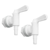 2 Set Bottling Spigot Detachable Beer Brew Barbed Outlet Faucet Tap for Home Wine Brewing - Rear View