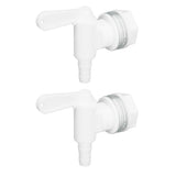 2 Set Bottling Spigot Detachable Beer Brew Barbed Outlet Faucet Tap for Home Wine Brewing - Low Angle