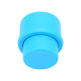 Soda Bottle Stopper Carbonated Drink Keeper Portable Carbon Dioxide Saver for Daily Use Blue - Top-Down View