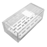 Refrigerator Storage Box Holder with Draining Plate Fruit Storage Container Preservation BoxS 11x14x30cm / 4.3x5.5x11.8in - 45-Degree Angle