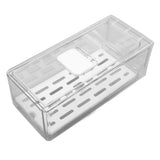 Refrigerator Storage Box Holder with Draining Plate Fruit Storage Container Preservation BoxS 11x14x30cm / 4.3x5.5x11.8in