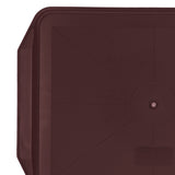3PCS Colorful Food Tray Rectangle Thickened Binaural Plastic Tray Heat Resistance Stackable Cafeteria Trays for HotelCoffee