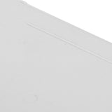 2pcs Food Tray Multifunctional Thickened Slip Resistance Chinese Fast Food Serving Tray for Dining Hall RestaurantsWhite