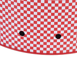 3 Pcs Canister Set Large Capacity Red White Round Storage Bucket Farmhouse Kitchen Candy Snack Metal Storage Containers - Extra Image