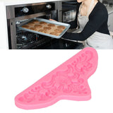 Embossed Pattern Silicone Molds Easy Demoulding Heat Resistant Flexible Odorless Scroll Border Lace Molds for DIY Cakes - Extra Image