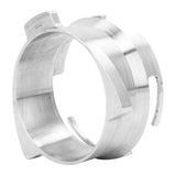54mm Hands Free Dosing Funnel Stainless Steel Coffee Powder Dosing Funnel Coffee Machine Accessories - 45-Degree Angle