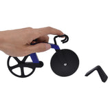 Bicycle Pizza Cutter Wheel Stainless Steel Bike Shape Pizza Knife Kitchen Pizza Cutting ToolBlue