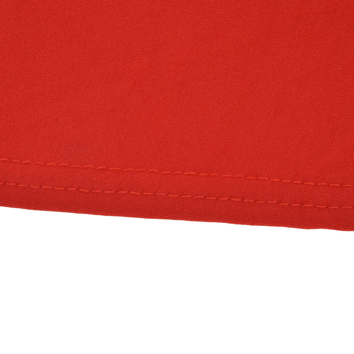 Stretch Spandex Table Cover Good Elasticity Washable Reusable Red Stretchable Tablecloth with 4 Pockets for Wedding Party4FT(122x76x76cm)