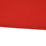 Stretch Spandex Table Cover Good Elasticity Washable Reusable Red Stretchable Tablecloth with 4 Pockets for Wedding Party4FT(122x76x76cm) - Extra Image