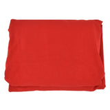 Stretch Spandex Table Cover Good Elasticity Washable Reusable Red Stretchable Tablecloth with 4 Pockets for Wedding Party8FT(244x76x76cm) - Top-Down View