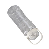 Large Water Bottle 2 Drinking Methods PC PP Material Clear Scale Portable Matte Large Water Jug with Straw for FitnessWhite 2000ml - Extra Image