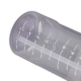 Large Water Bottle 2 Drinking Methods PC PP Material Clear Scale Portable Matte Large Water Jug with Straw for FitnessPurple 1500ml - Extra Image