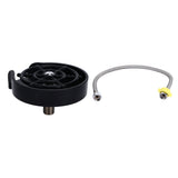Cup Washer G1/2 Interface Quick Cleaning Detachable Kitchen Hotel Bar Wash Basin Press Glass Rinser for Bar Club Cup Washer with Hose - Top-Down View