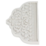 Crown Fondant Mold Large Crown Design Gray Food Grade Reusable Silicone High Temperature Resistan Odorless Silicone Mold - Close-Up Angle