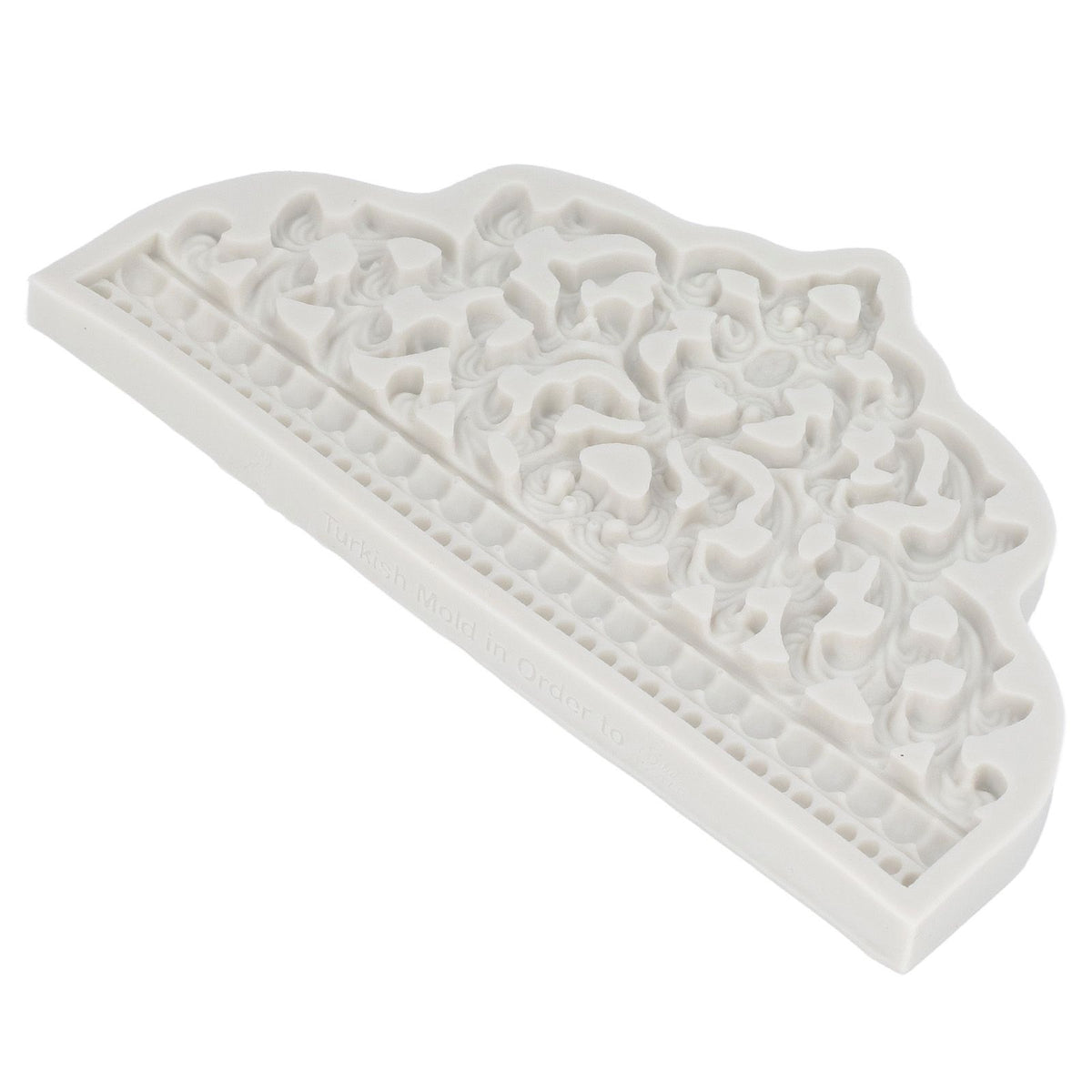 Crown Fondant Mold Large Crown Design Gray Food Grade Reusable Silicone High Temperature Resistan Odorless Silicone Mold