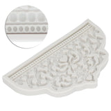 Crown Fondant Mold Large Crown Design Gray Food Grade Reusable Silicone High Temperature Resistan Odorless Silicone Mold