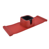 Couch Cup Holder Spill Proof Ergonomic Sofa Drink Holder Tray with Adjustable Stand and Adhesive Base - Close-Up Angle
