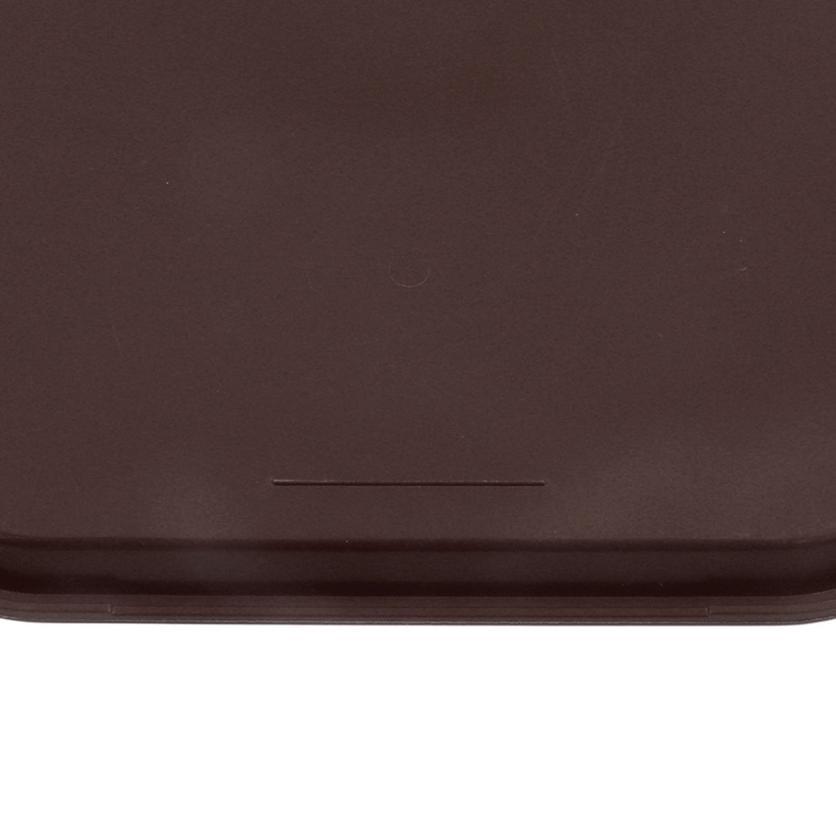 2Pcs Fast Food Tray Stackable Rectangular Light Weight Anti Slip PP Food Service Tray for Restaurants CafesBrown