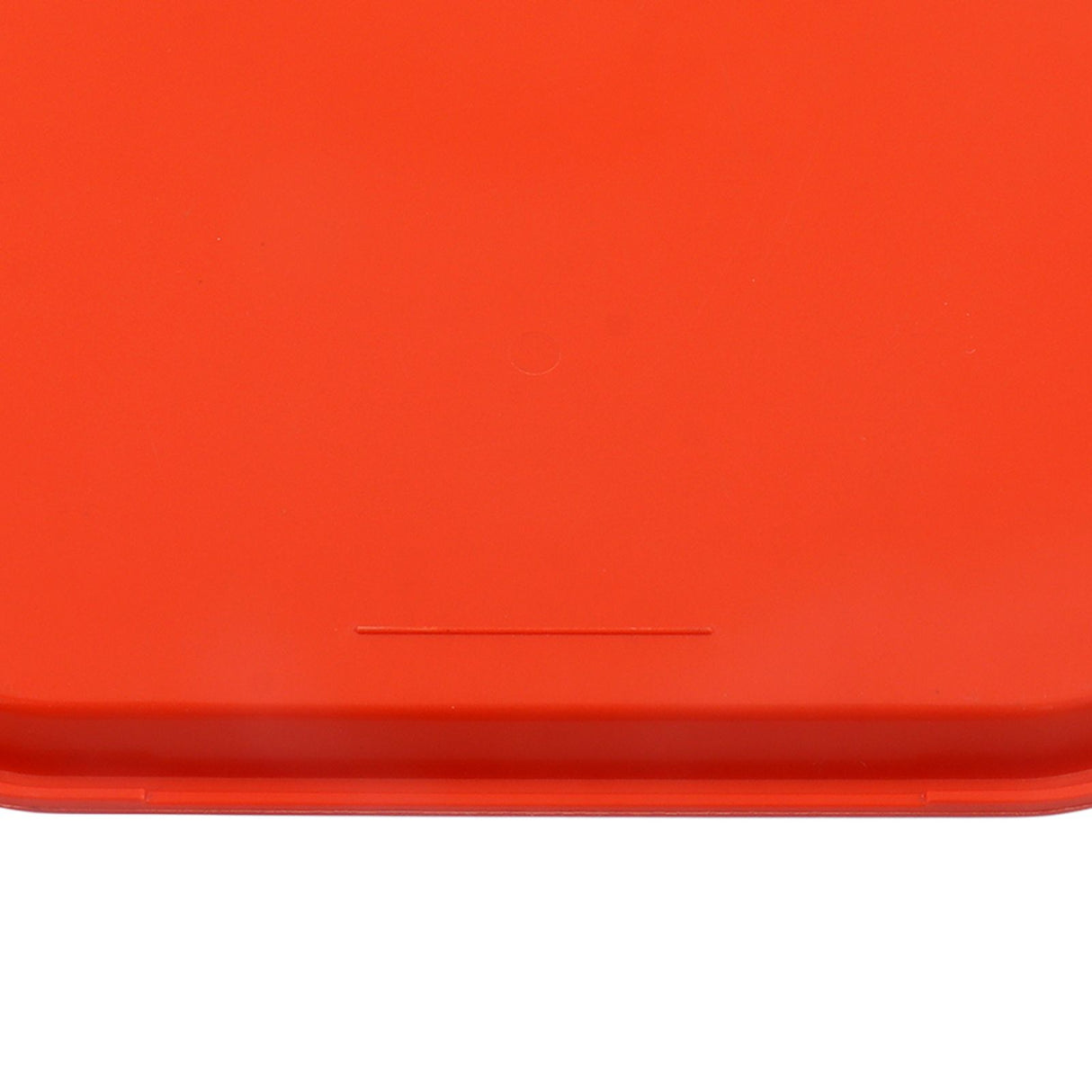 2Pcs Fast Food Tray Stackable Rectangular Light Weight Anti Slip PP Food Service Tray for Restaurants CafesOrange