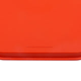 2Pcs Fast Food Tray Stackable Rectangular Light Weight Anti Slip PP Food Service Tray for Restaurants CafesOrange