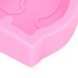 2Pcs Silicone Mold Cute Bear Shape Easy Demoulding Flexible Soft Baking Mold for DIY Cake Fondant Chocolate
