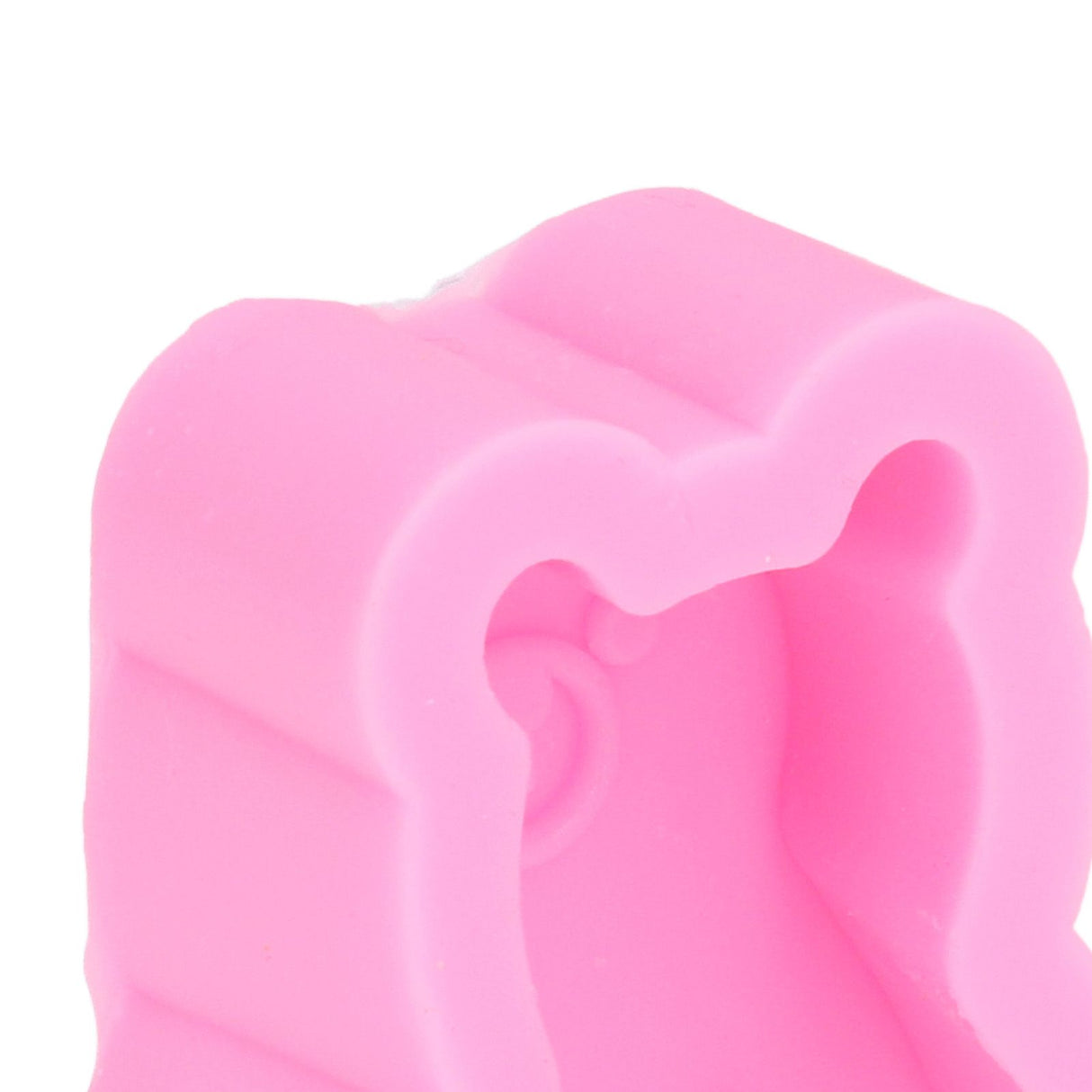 2Pcs Silicone Mold Cute Bear Shape Easy Demoulding Flexible Soft Baking Mold for DIY Cake Fondant Chocolate