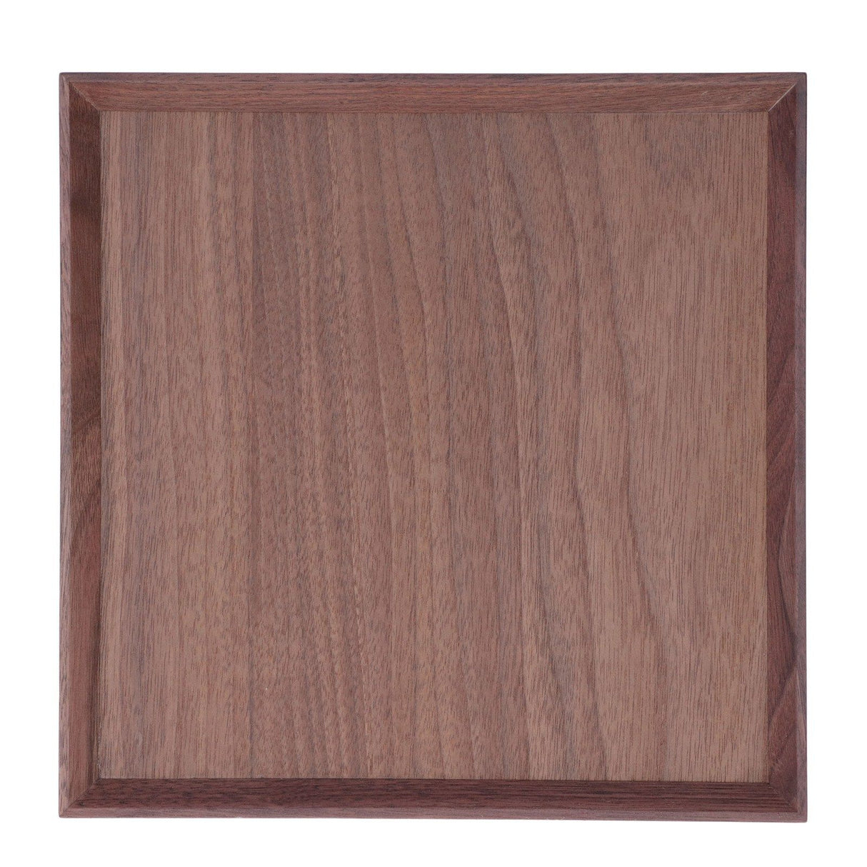 Wooden Tray Quadrate Shape Black Walnut Retro Classic Chinese Style Decorative Serving Tray for Tableware M